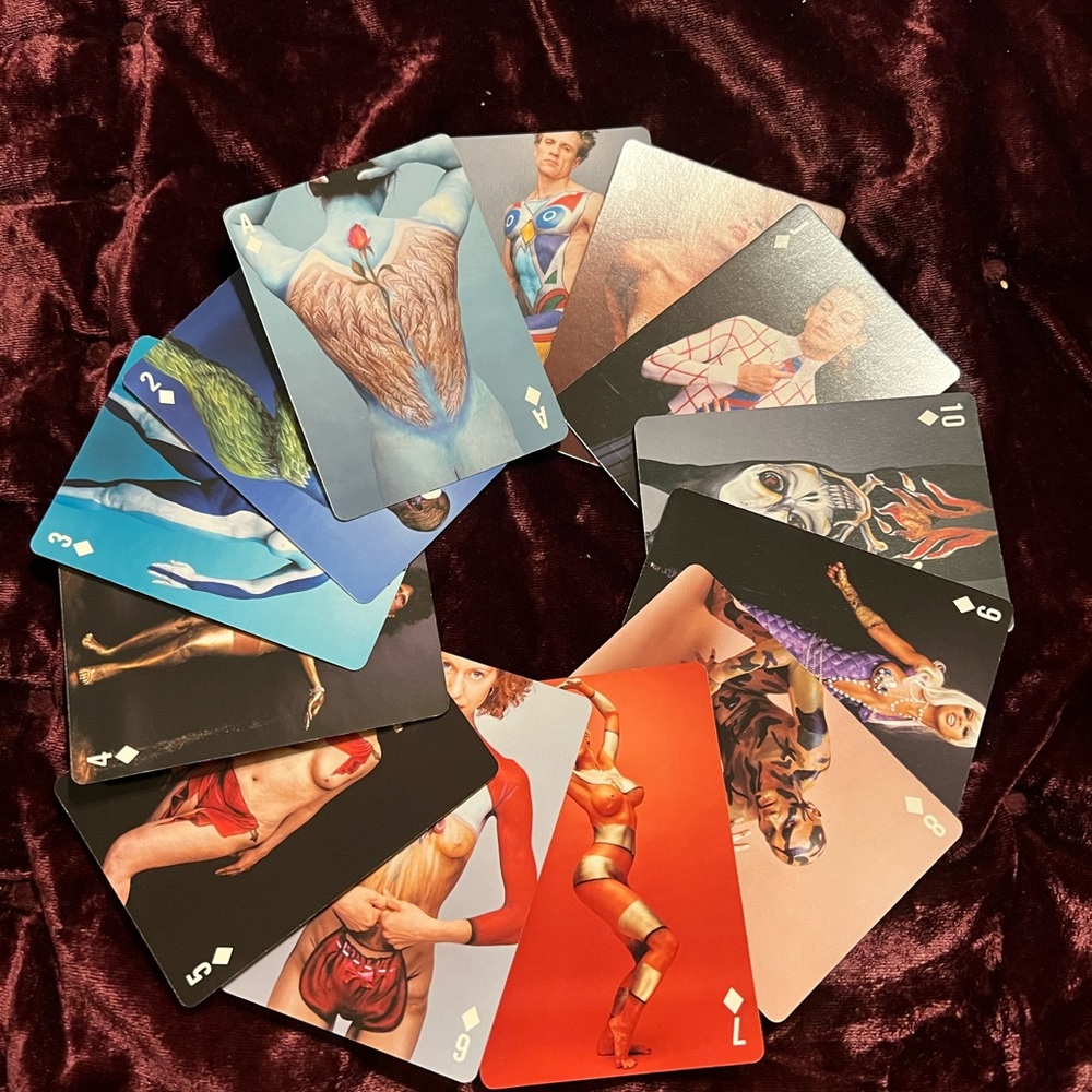 M.A.C cosmetics rare playing cards